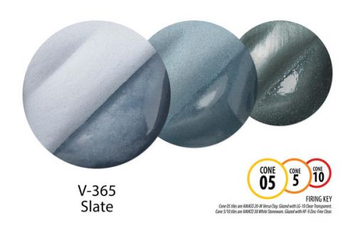 AMACO Velvet Underglaze V-365 - Slate - 2 fluid oz.